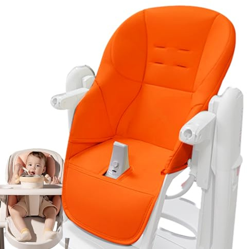 Baby Hochstuhl Kissenbezug, Universeller Baby-Esszimmerstuhlbezug, PU-Leder Hochstuhl Sitzauflage Universeller Ersatzbezug Für Für Peg Perego, Kosmic Jané, Baoneo, Siesta Zero3 80X40cm