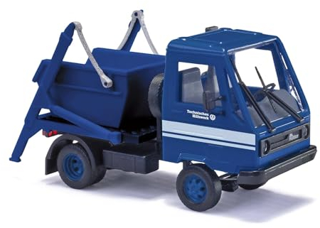 Busch 42235 H0 Einsatzfahrzeug Modell Multicar M26 mit Absetzkipper, THW