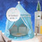 LIONHERZ® DAS ORIGINAL Spielzelt für Kinder, atmungsaktiv aus Baumwolle&Hanf | Prinzenschloss mit Fiberglasstangen, Tasche, Matte und Deko | stabiles Tipi Jungen Indoor (Himmelblau, mit Zubehör)