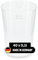 DeinPack 40 Mehrwegbecher 100ml Made in Germany | Getränkebecher mit Eichstrich | wiederverwendbar | Transparent aus PP | Trinkbecher 0,1l | Partybecher
