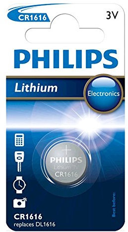 PHILIPS CR1616 Lot DE 5 Piles AU Lithium 3V