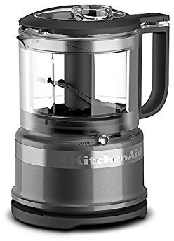 KitchenAid KFC3516QG 3.5 Cup Mini Food Processor, Liquid Graphite