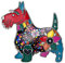 DUOWEI Broche en forme de chien écossais - 6 couleurs - Pour vêtements, bijoux, cadeaux - Collection pour femmes et filles, Zinc émail Zinc, Pierre précieuse