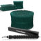 Heimfleiss® Drillapparat Driller + Rödeldraht 1,4 x 100 bis 300 mm (1000 Stk) - Set aus Drahtbinder Rödelzange & Bindedraht ummantelt Sackverschluss - Betonbindedraht Ösendraht Drill Draht