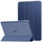 MoKo Funda Compatible con All-New Amazon Kindle Fire HD 8 & 8 Plus(12/10ª Gen, 2024/2022/2020) 8, Carcasa Trasera Transparente Delgada de PC Plegable Cubierta con Auto Activación/Reposo, Índigo