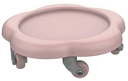 Amagogo Upgrade Bauchscheibe Fitness Roller Gleitscheiben Rutschfeste Muskeltraining Übungsräder Bauchrolle für Workout Home Gym Geräte , ROSA