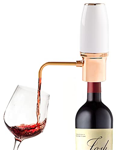 Aeratore per vino elettrico, decanter per vino One Touch, aeratore per vino intelligente e dispenser automatico per vino con ricarica USB, miglior regalo per gli amanti del vino