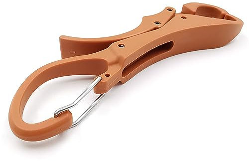 Fishing Gripper, Portable Floating Fishing Pliers Anti-slip Fish Lip Clamp for Bass Pike Mackerel - Random Color