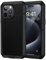 Lanhiem for iPhone 15 Pro Case Heavy Duty Shockproof Cover Tough Armour Metal Case with [Tempered Glass Screen Film], 360 Full Body Protective Case Cover for iPhone 15 Pro - Black