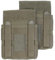 Tactical Molle Side Plate Pouch Set, Airsoft High Capacity Pouch Fixing Vest Accessories, Camo Side Protect Plate Pouch. (OD)