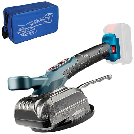 Macchina per piastrellatrice Makita 18 V, vibratore elettrico per piastrelle con 4,7 x 4,7 regolabile, capacità di assorbimento di 100 kg, adatta per piastrelle da 39 pollici (senza batteria)