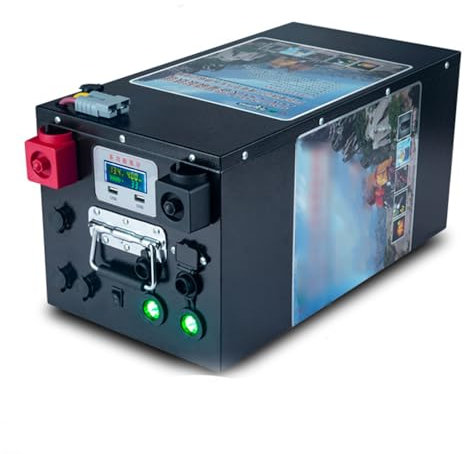 TGHY 500AH 400AH 300AH 200AH 150AH 100AH 24V Lithium Iron Phosphate Battery 24V LiFePO4 Battery 3000 Cycle W/BMS Rechargeable Lithium Battery for RV,24V500AH