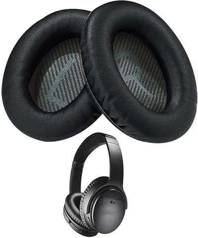 Almohadillas de Repuesto para Auriculares Bose QuietComfort 35 y Bose QuietComfort 35 II - Máximo Confort y Aislamiento Acústico, Instalación Fácil