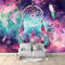 Art Fototapete Böhmischer Traumfänger Lila 300x210 cm Vlies Tapeten Moderne Wandtapete Wohnzimmer Schlafzimmer, 3D Effekt Vliestapete Kinderzimmer Wanddeko UV-Beständig