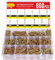 YOOPIN Schrauben Set, 860 Stück Holzschrauben Set, M3 M3.5 M4 Schrauben Sortiment, Farbe Zink Selbstschneidende Schrauben, Phillips Senkkopf Holzschrauben Sortiment, Schrauben für Holz und DIY-Projekt