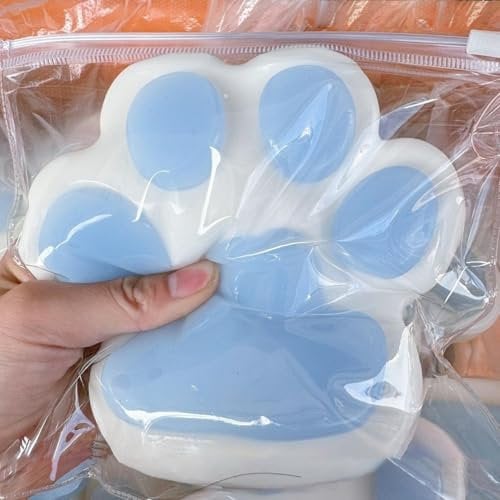 Yabauuop Riesige Pfoten-Squishy, Squishy Paw, Katzenpfoten-Squishy-Spielzeug, Big Cat Paw Squishy Fidget Toys, Kawai Cat Squeeze Toys, Niedliche Stressabbau-Squeeze-Spielzeuge, Squishy Paw