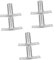 minkissy 3sets Wall Mounted Mop Hanger Dust Mop Floor Broom Outdoor Handle Holder 2pcs*3