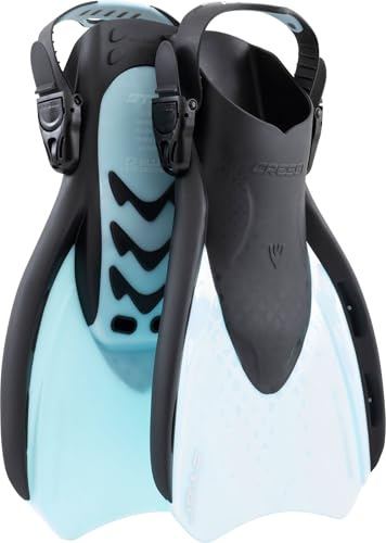CRESSI seit 1946 - Star Fins - Kompakte Verstellbare Flossen Leistungsstarkem Belüftetem Flossenblatt Schwimmen, für Schnorcheln Reisen - Erwachsene