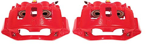 Power Stop S5306 Rear Z26 Street Warrior Performance Brake Kit with Powder Coated Calipers