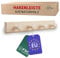 LouMaxx Hakenleiste Holz aus Kiefer mit 4 Holzhaken – Wandgarderobe Holz - Garderobe Kinder - Garderobe Holz - Kleiderhaken Holz zur Wandbefestigung aus nicht behandeltem Kiefernholz
