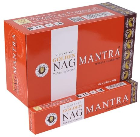 Räucherstäbchen Vijayshree Golden Nag Mantra 15gr.