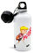Mr. Gadgets Borraccia Personalizzabile con Nome Vari Modelli-Sport- Bambino-Bambina 500ml (Rugby Bimbo)