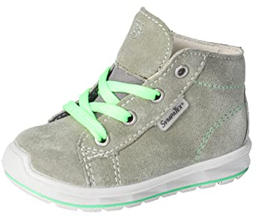 PEPINO Ricosta Jungen Stiefel ZAYNI,Kinder Boots,WMS:Mittel,lose Einlage,Sympatex,schnürstiefel,wasserdicht,Kids,eukalyptus (530),23 EU