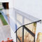 Tettoia per Porte e Finestre Resistente ai Raggi Uv,Pensilina Tettoia per Porta Balcone Esterno,Tendone in Policarbonato Trasparente Tendalino per Finestra Antivento (40x120cm/16x47)