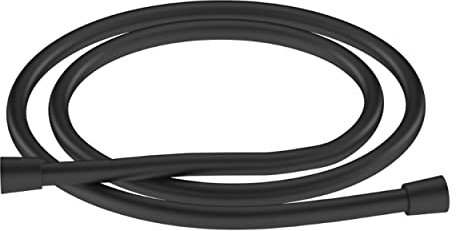 CHRIS BERGEN Brauseschlauch - Duschschlauch MADE IN GERMANY - in Schwarz matt - verschiedene Längen (125 cm - 160 cm) (125 cm)