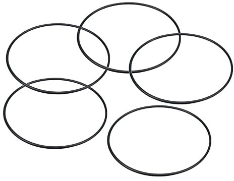 PATIKIL Joint Torique en Caoutchouc Nitrile 100mm OD 95mm ID 2,65mm Largeur, 5 Joints Etanchéité Métriques pour Robinet Plomberie Réparation Automobile, Noir