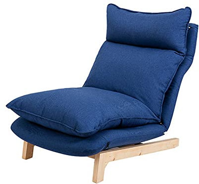 Silla de Oficina Silla de Juego Silla de computadora Sofá Individual Ajustable Chaise Lounge Chair Muebles Tapicería Reclinable Ocio Video Gaming Floor Chair