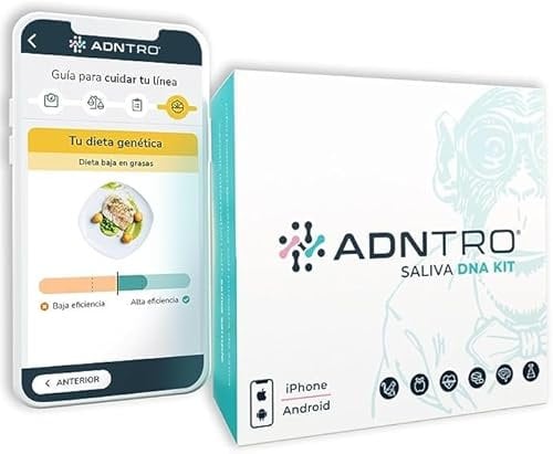 ADNTRO DNA Test Online DNA Test umfasst: Herkunft und Abstammung + Ernährung + Unverträglichkeiten + Sport + Langlebigkeit + Kuriositäten + Erweiterbar: Gesundheit und Persönlichkeitsmerkmale (Basic)