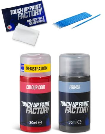 Touch Up Paint Factory - All in One Scratch Repair Kit Mixed by Reg Registration Plate Car Touch Up Paint for All Models - Exact Match Guarantee - Plus (Medium) - Computer Matched