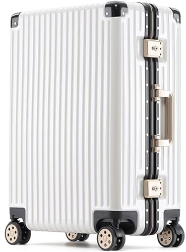 ZUMAHA Reisekoffer Aluminiumrahmen-Koffer, Trolley-Koffer, universeller Radkoffer, Versandkoffer, äußerst langlebiges Gepäck, mattiert, Kratzfest Dauerhaft