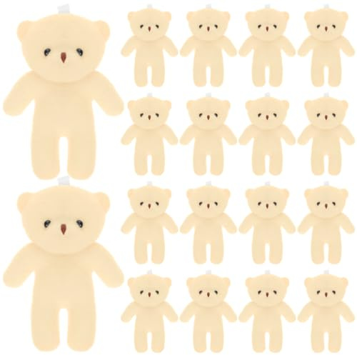 IMIKEYA 18 Stück Mini Bär: Mini Bären Plüschtiere kleine Bären Stofftiere 11 cm - Kleines Bär Spielzeug für Geburtstag Hochzeit Gefallen Valentinstags