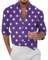 Chemise Cargo Homme Manche Longue Coton Slim Fit Casual Mince Vintage Chemise Regular Boutons Grande Taille Pas Cher Cadeau Chemise Rose Homme
