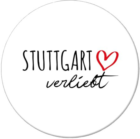 Huuraa Magnet Stuttgart verliebt Geschenk 59mm Flaschenöffner Stuttgart Geschenkidee