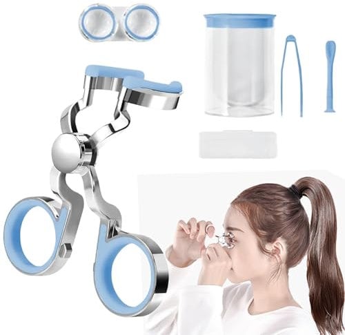 NEW Contact Lenses Wearing Aids - Contact Lens Applicator Tool, Scleral Lens Inserter, Travel Set, Easier Apply/Remove (Blue)