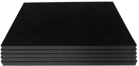 Feriuzymix 5 almohadillas para anillos de 100 ranuras, para anillos de venta al por menor, esponja plana sin agujeros