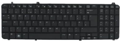 Tastiera del laptop Per For HP Pavilion dv6-1000 Nero UK English Layout