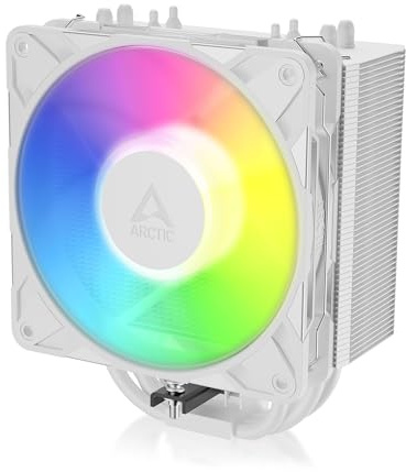 ARCTIC Freezer 36-S A-RGB (weiß) - Single-Tower CPU Kühler für Intel & AMD | Druckoptimierter 120 mm P12 Pro-Lüfter, 600–3000 rpm, Hydrodynamisches Gleitlager, inkl. MX-7 Wärmeleitpaste
