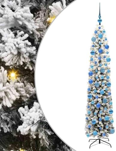 vidaXL Künstlicher Weihnachtsbaum mit 300 LEDs mit Ständer Grün 180 cm