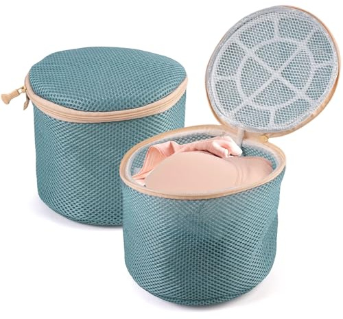 2 Stück BH Wäschenetz, 15 x 15 cm BH Waschbeutel für Waschmaschine | Wäschesack, Wäschenetz für Waschmaschine, Wiederverwendbare, für Unterwäsche, Socken und Empfindliche Kleidungsstücke