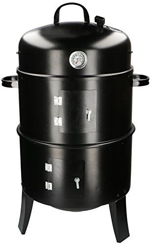 BBQ Collection Barbecue Smoker griglia a Legna e carbonella, affumicatore con indicatore di Calore