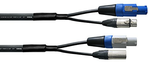 CORDIAL - Kabel DMX XLR 3 Punkte + PowerCON 3 m