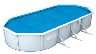 Bestway 58504E Bâche solaire 490 x 350 cm pour piscine hors sol ovale Hydrium™ 500 x 360 x 120 cm
