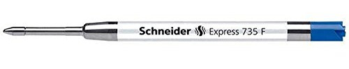 Schneider 5 Stück Kugelschreibermine für Express 735 pte Fine F blau
