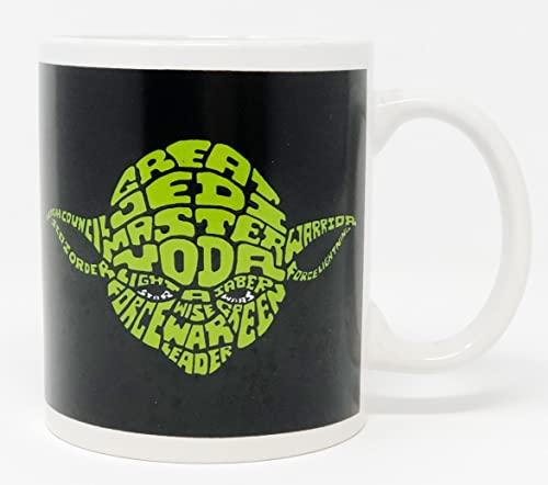 Star Wars Darth Vader & Yoda - Taza de cerámica (10 oz)