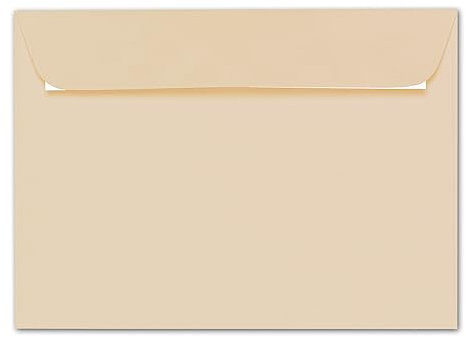 ARTOZ 75x Briefumschläge DIN C5 Beige (Baileys) - 229 x 162 mm Kuvert ohne Fenster - Umschläge selbstklebend haftklebend - Serie Artoz 1001