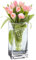 Casa Vivente Blumenvase mit Gravur zur Silberhochzeit, Vase mit Ring-Motiv, Personalisiert mit Namen und Datum, Geschenk zum 25. Hochzeitstag